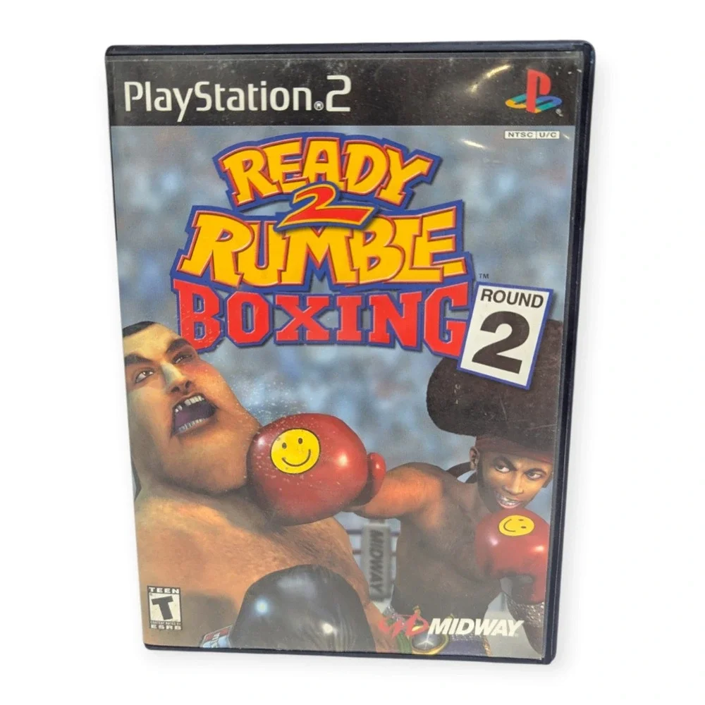 Midway Ready 2 Rumble Boxing Round 2 Sony PlayStation 2 PS2 CIB Complete